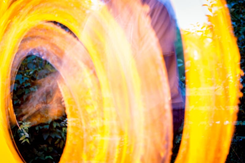 Poi Spinning Image